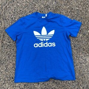 Adidas Originals Trefoil Men’s Royal Blue Retro T Shirt Size XL fits Large